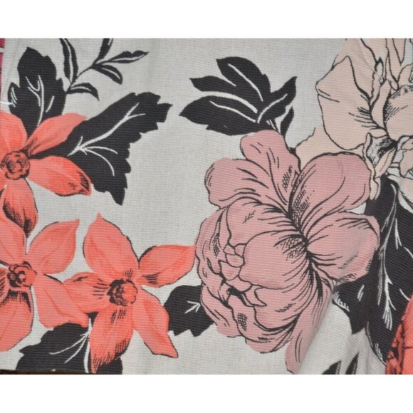 Ann Taylor Devin City Shorts Size 8 Colorful Floral Casual Summer Cotton Stretch - Picture 3 of 8